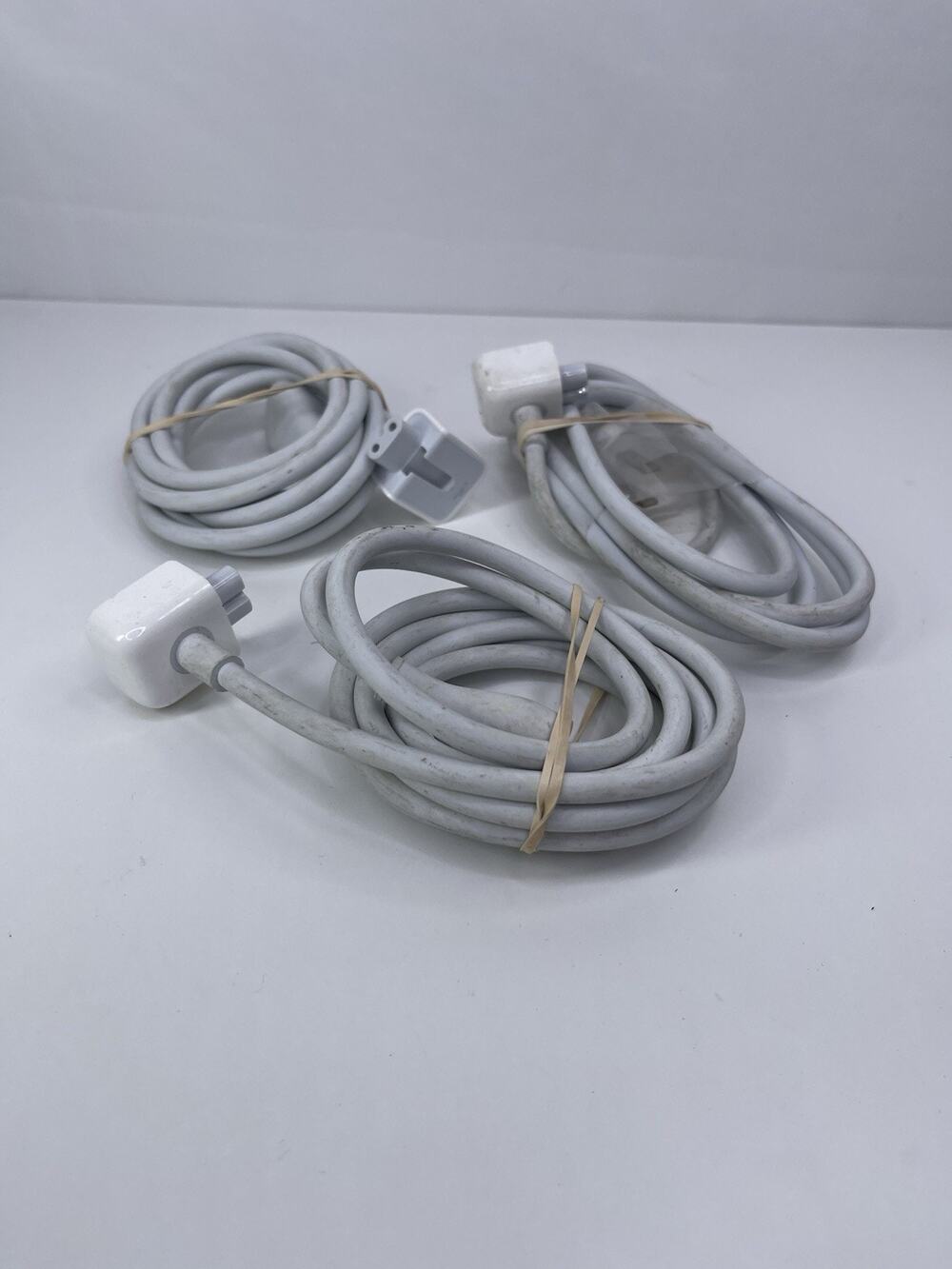 Lot of 3 Genuine Apple Mac AC Power Cord Extension Cables MagSafe USB-C OEM